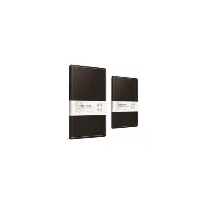 Gıpta Sunday 19x26 140 Yp. Çizgili İplik Dik. Deri Kapak Defter 4924
