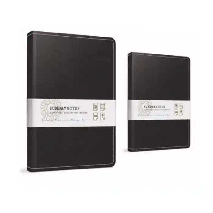 Gıpta Sunday 19x26 140 Yp. Kareli İplik Dik. Deri Kapak Defter 4928
