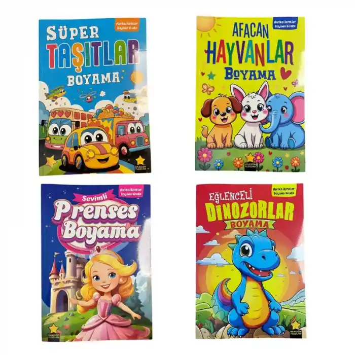 Harika Renkler Boyama Kitabı