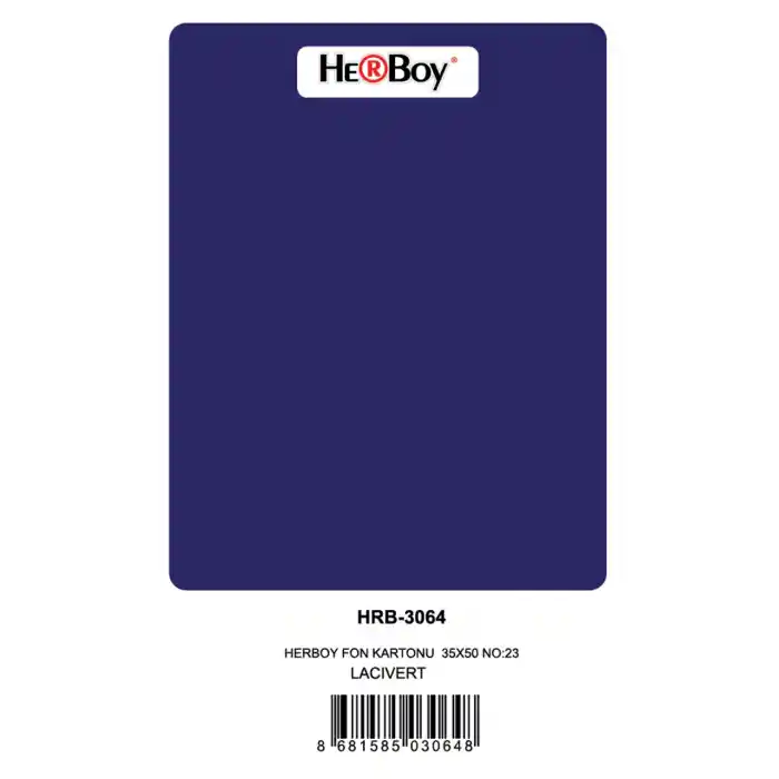 Herboy Fon Kartonu 35x50 No:23 Lacivert 100 Lü Hrb-3064