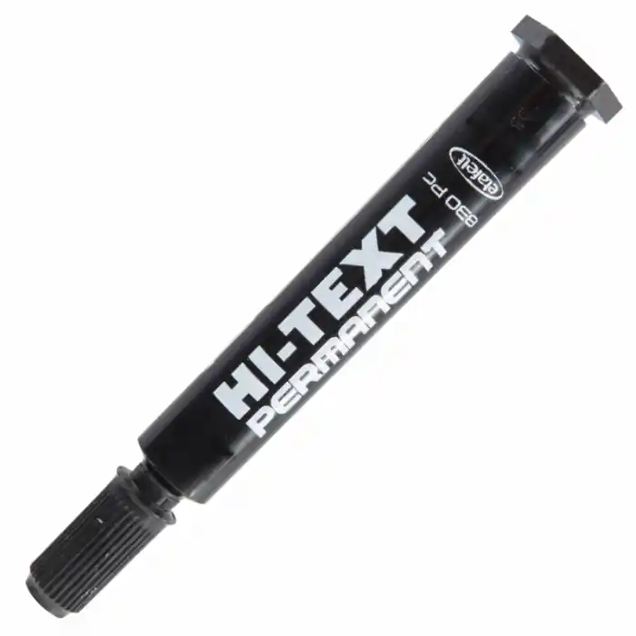 Hı-text 830 Pc Siyah Kesik Uç Koli Kalemi