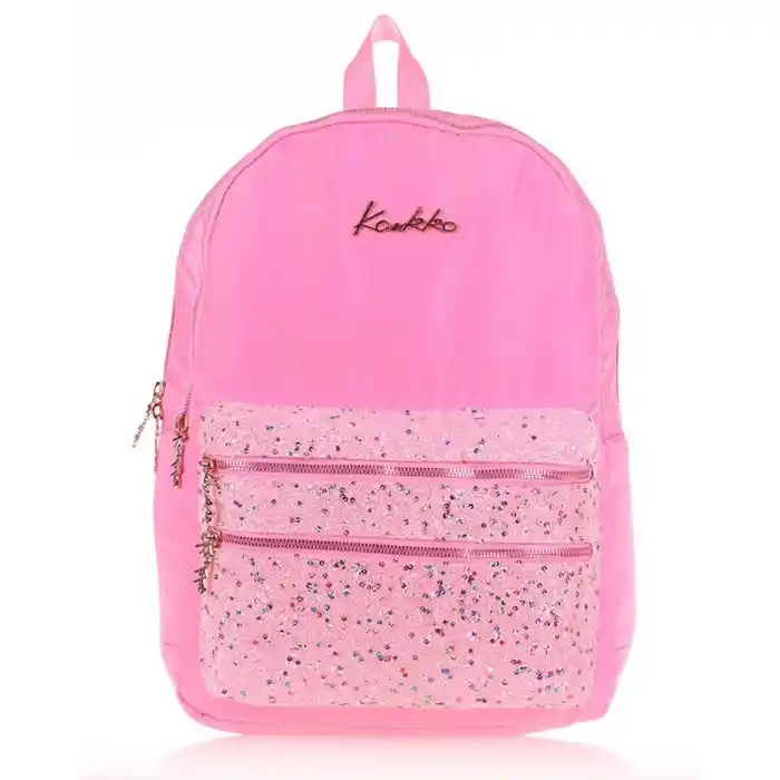 Kaukko K1546 Magıc Dreams Sırt Çantası Taşlı Pullu Pembe