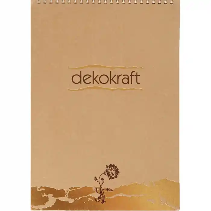 Keskin Dekokraft A4 100yp.kareli Spr Bloknot 144002