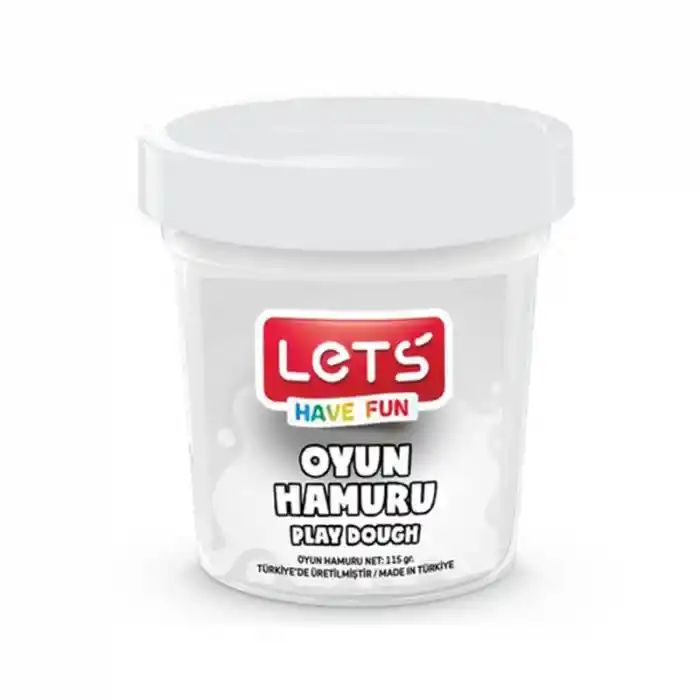 Lets Oyun Hamuru Beyaz 115 Gr L8440-5