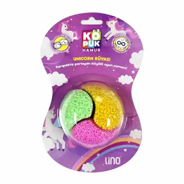 Lino 153005 Kurumayan Köpüklü Oyun Hamuru Unıcorn Rüyası