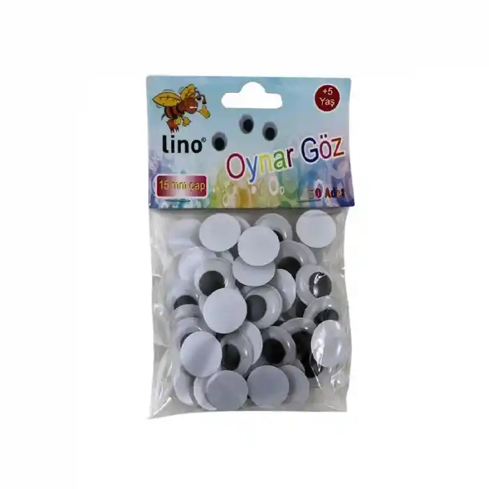 Lıno Oynar Göz Orta Boy 15 Mm 50 Li Rbz-016-a