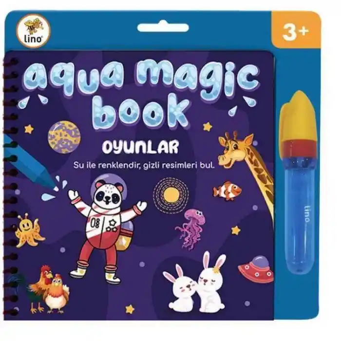 Lıno Tfl-1002 AQua Magıc Book Oyunlar Sihirli Boyama Kitabı