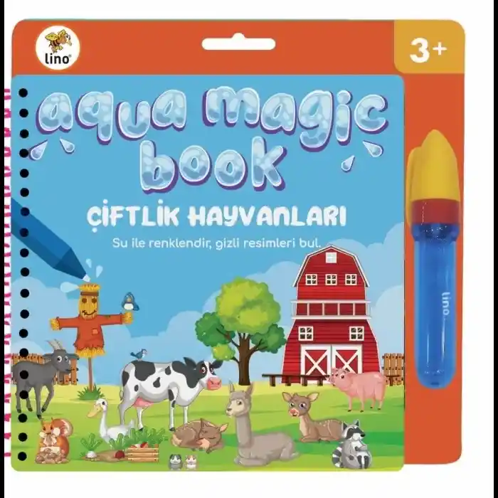 Lıno Tfl-1007 AQua Magıc Book Çiftlik Sihirli Boyama Kitabı