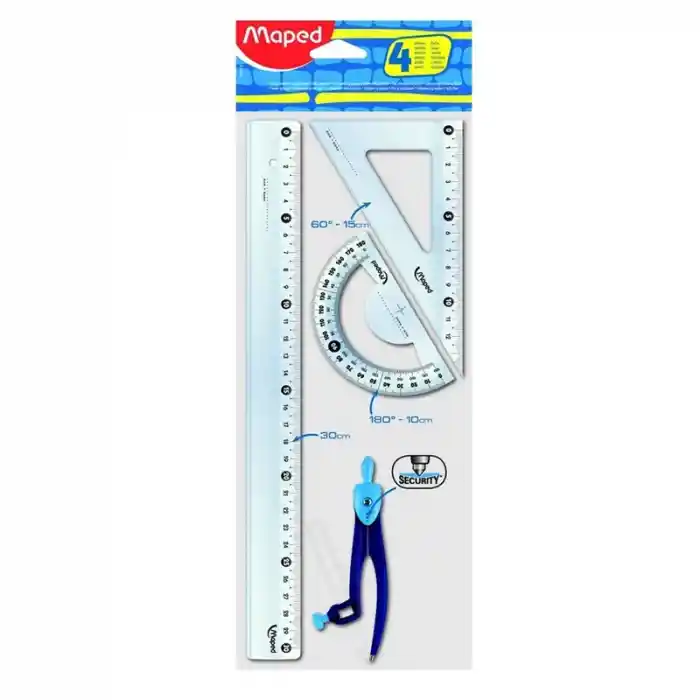 Maped 899218 4 Lü Pergelli Çizim Takımı