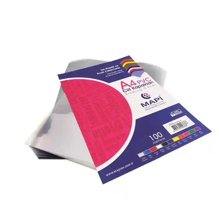 Mapi A4 Pvc Cilt Kapağı Şeffaf 160mic.2040250 (kampanya)