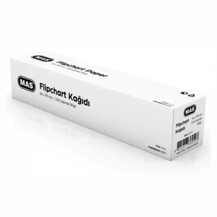 Mas 3695 Flıpchart Kutulu Düz 64x90 100 Yp