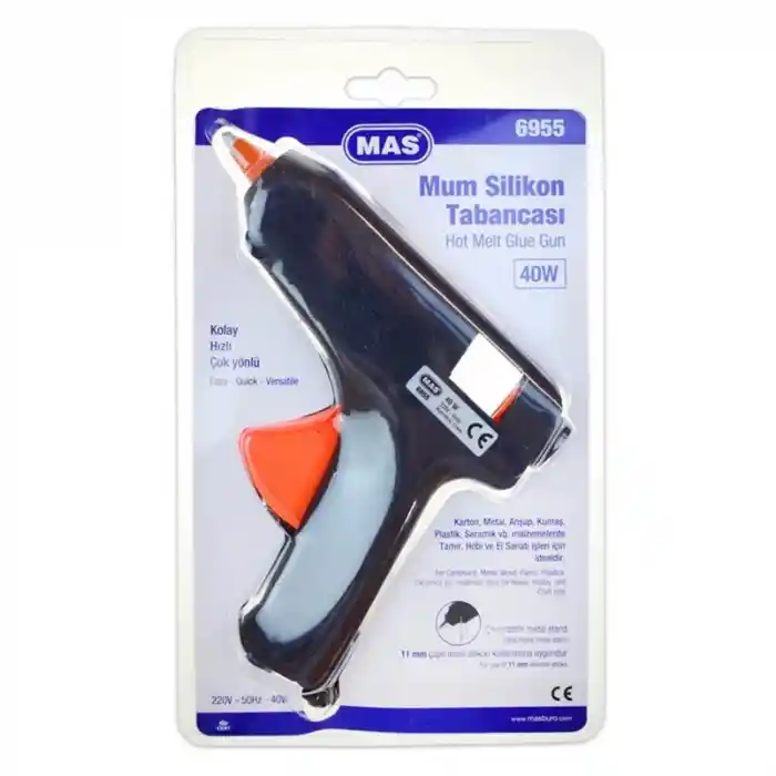 Mas 6955 Büyük Sıcak Silikon Tabancası 40 Watt