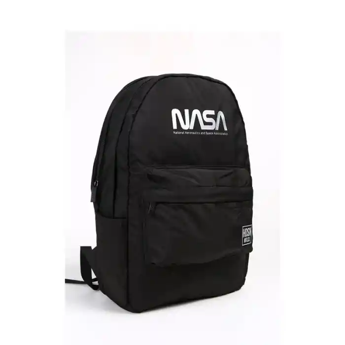 Me 24978 Nasa Fermuar Detaylı Siyah Sırt Çantası