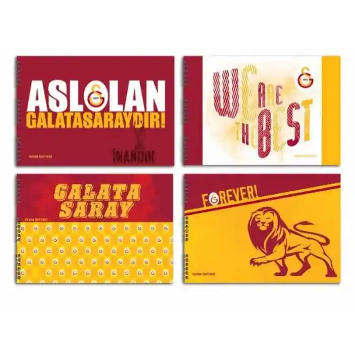 Me 50239 Galatasaray 25x35 15 Yp.spiralli Resim Defteri