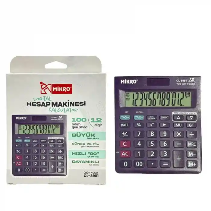 Mikro Cl-7609 Digital Hesap Makinası 14 Hane
