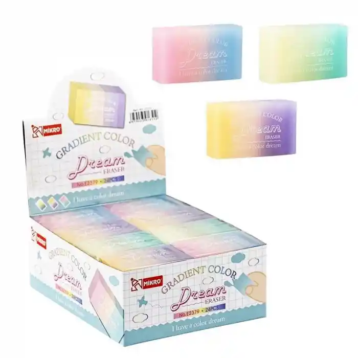 Mikro E2379 Gradıent Color Silgi 24 Lü