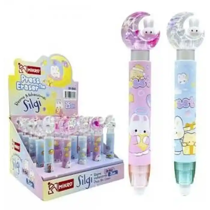 Mikro Er-8545 Basma Mekanizmalı Silgi Bunny Tıme