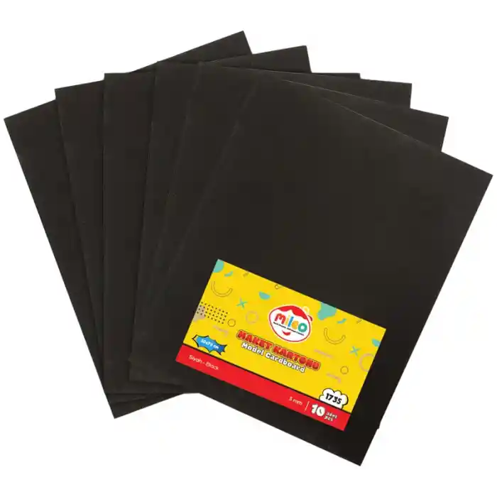 Mıleo 1735 Maket Kartonu 3 Mm 50x70 Siyah