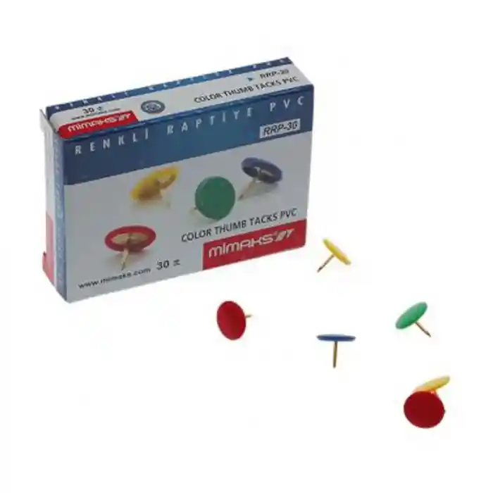 Mimaks Renkli Raptiye Rrp-30 30 Lu