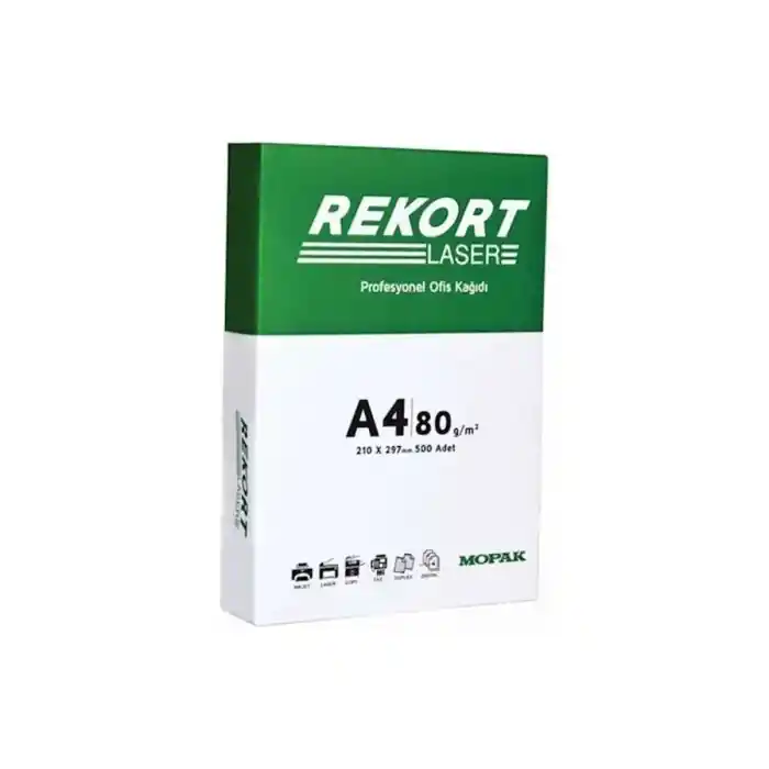 Mopak Rekort A4 Fotokopi Kağıdı 500 Lü 80 Gr.