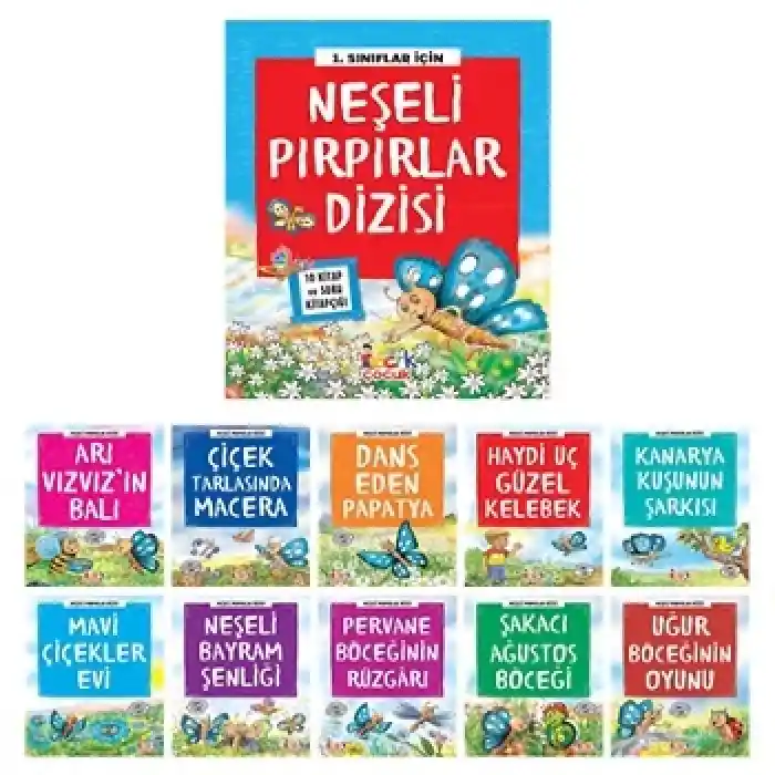 Neşeli Pırpırlar Dizisi 1.sınıf K.boy 1-10+sk / Bıcırık