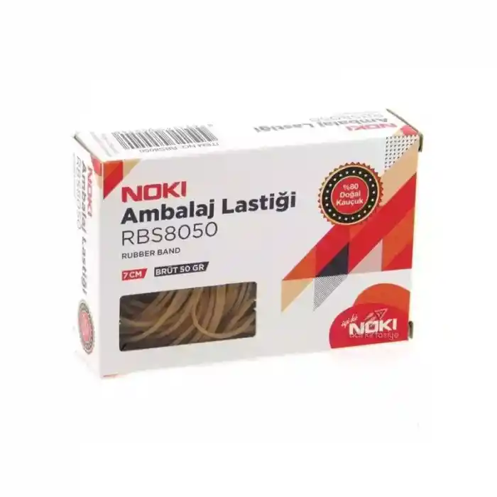 Noki Ambalaj Lastiği %80 Kauçuk 7 Cm 50 Gr Kutu Rbs8050