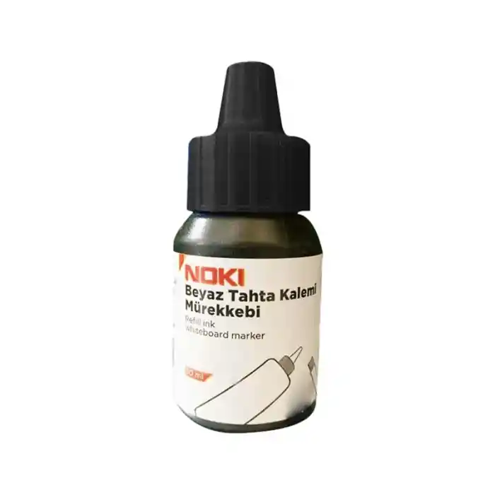 Noki Beyaz Tahta Kalemi Mürekkebi Siyah 30 Ml 1663-030