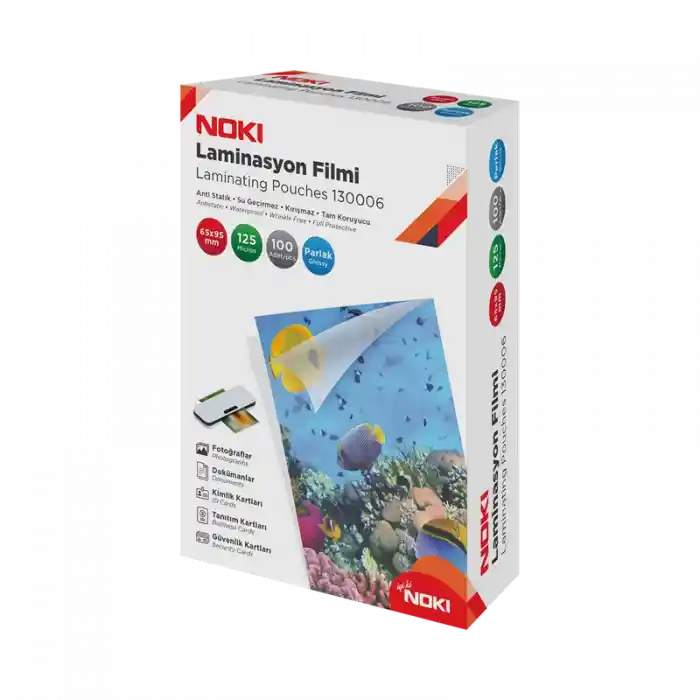 Noki Laminasyon Filmi 65x95 125 Mıcron 100 Lü Pk 130006