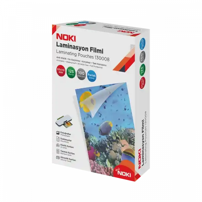 Noki Laminasyon Filmi 85x115 125 Mıcron 100 Lü Pk 130008