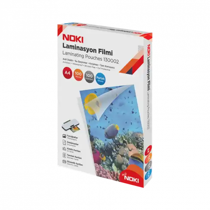 Noki Laminasyon Filmi A4 100 Mıcron 100 Lü Pk 130002