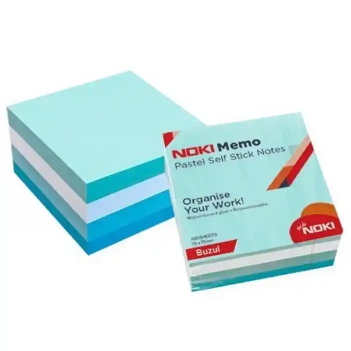 Noki Memo 75x75 Pastel Buz Küp Blok Yapışkan Not Kağıdı 400 Syf 12013-33
