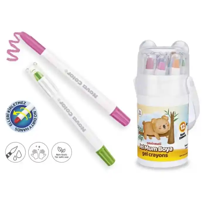 Nova Color 12 Renk Jel Mum Boya Nc-2150