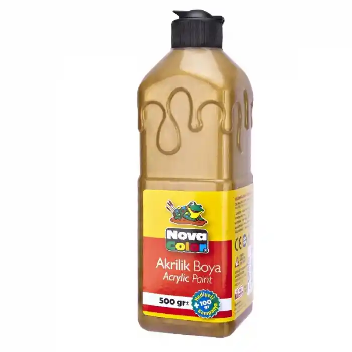 Nova Color Akrilik Boya 500 Ml Altın Nc-670