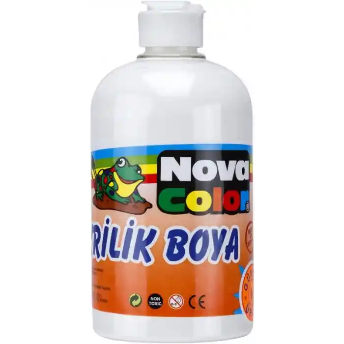 Nova Color Akrilik Boya 500 Ml Beyaz Nc-385