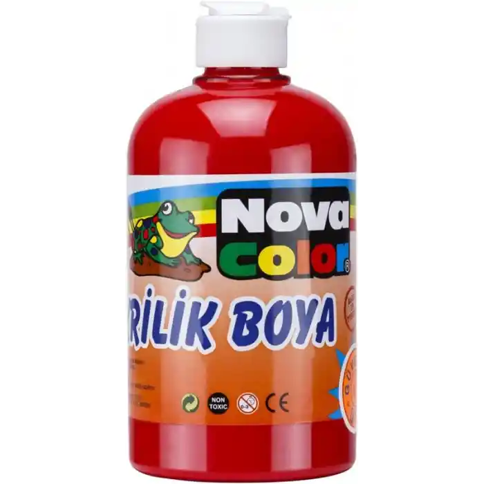 Nova Color Akrilik Boya 500 Ml Kırmızı Nc-382