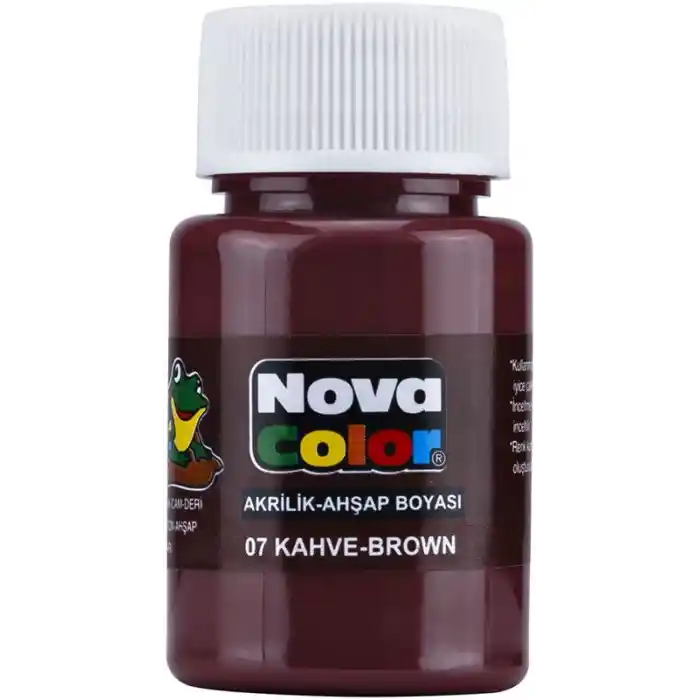 Nova Color Akrilik Boya Kahve Şişe Nc-175
