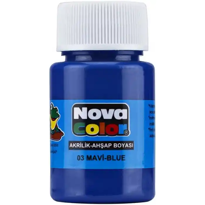 Nova Color Akrilik Boya Mavi Şişe Nc-171