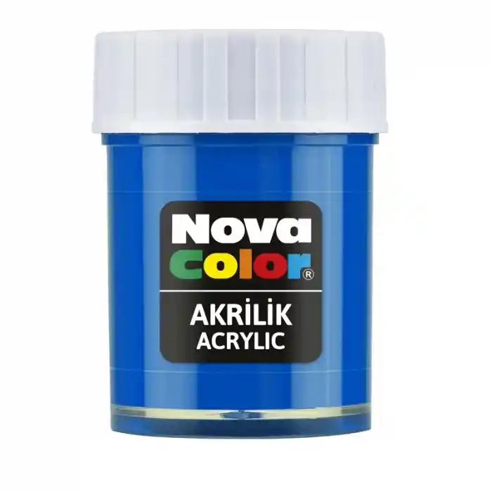 Nova Color Akrilik Boya Mavi Şişe Nc-171