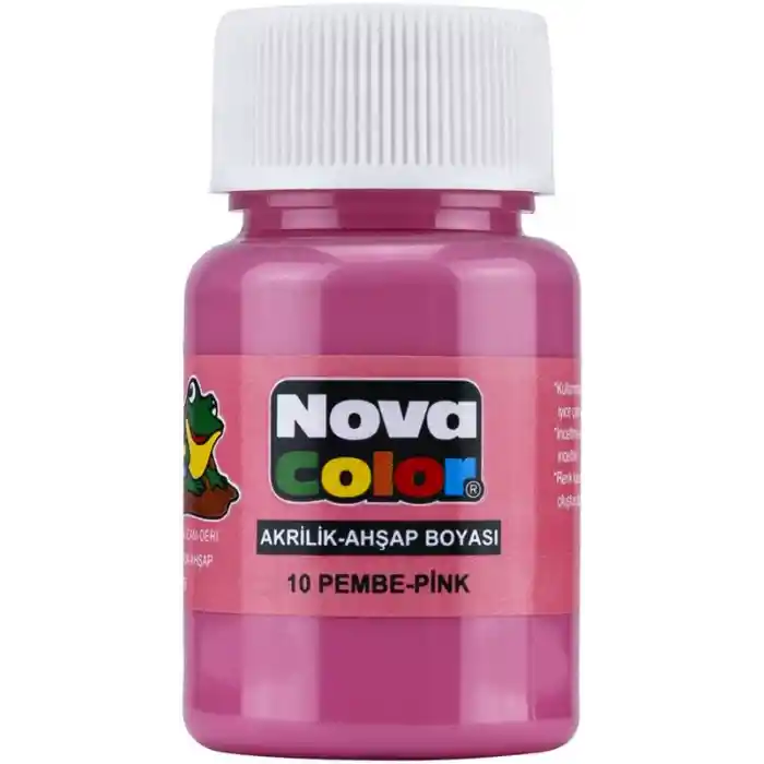 Nova Color Akrilik Boya Pembe Şişe Nc-178