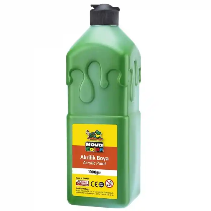 Nova Color Akrilik Boya Yeşil 1 Kg. Nc-224