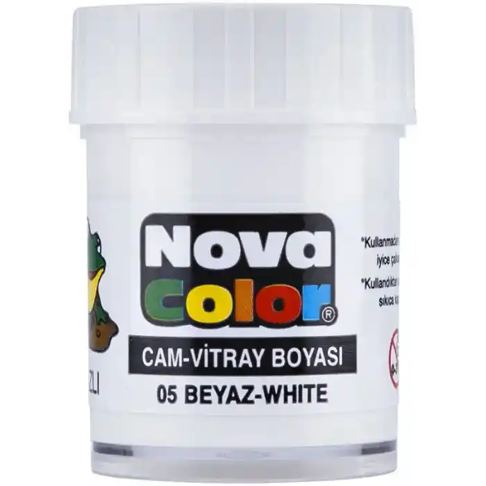 Nova Color Cam Boyası Beyaz Su Bazlı Nc-153