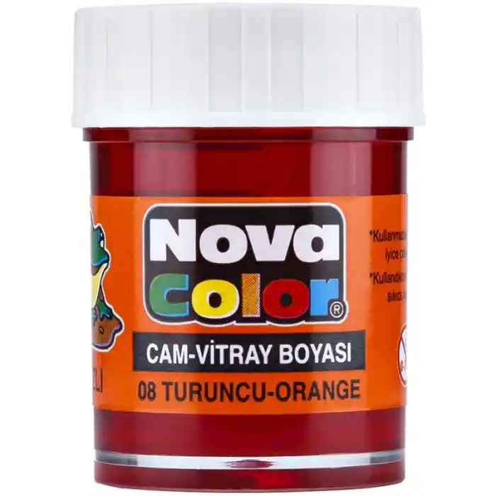Nova Color Cam Boyası Turuncu Su Bazlı Nc-156