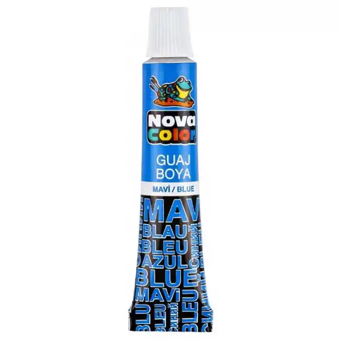 Nova Color Guaj Boya Tüp Mavi Nc-117