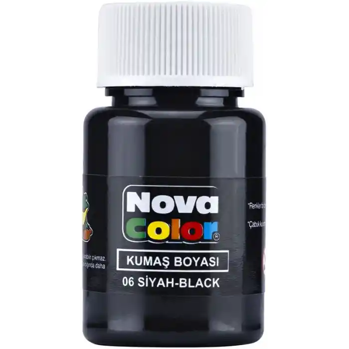 Nova Color Kumaş Boyası Siyah Nc-164