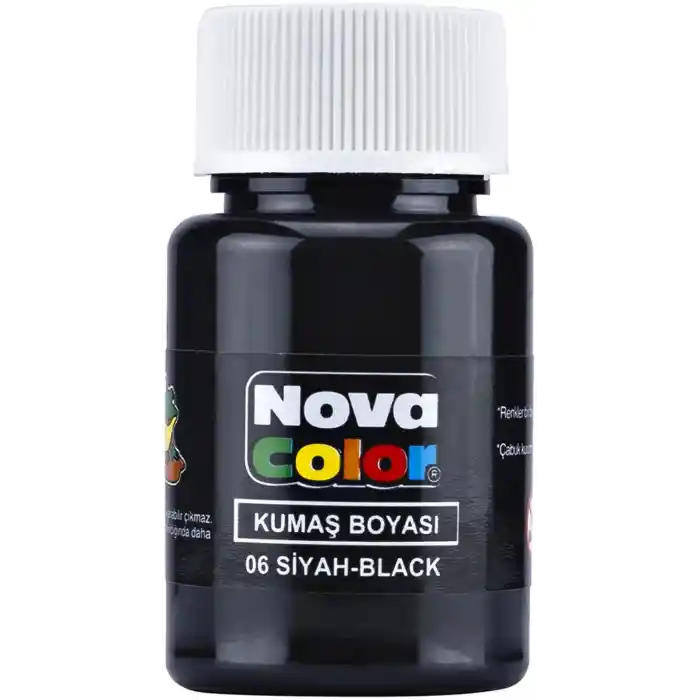 Nova Color Kumaş Boyası Siyah Nc-164