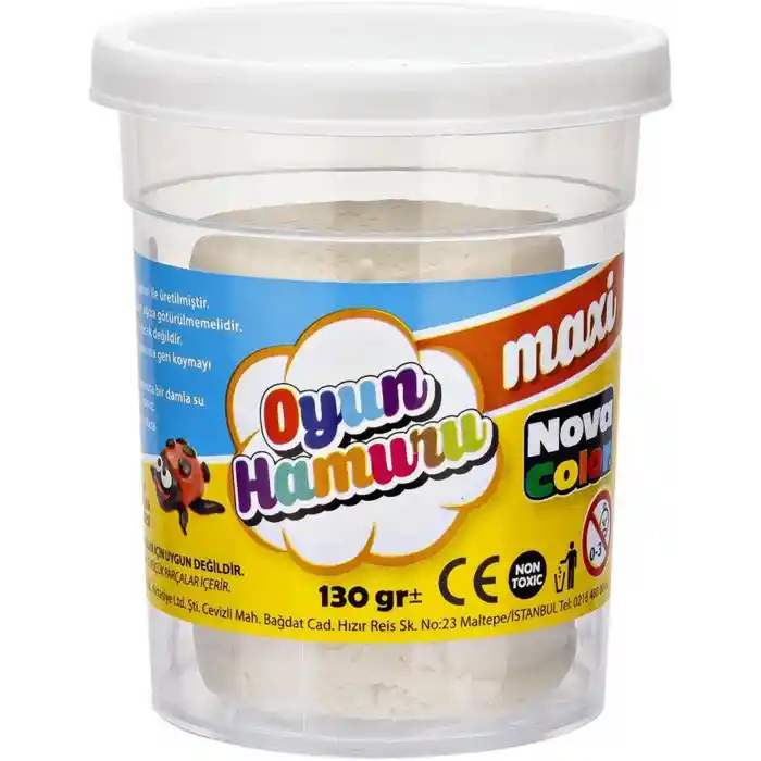 Nova Color Maxi Oyun Hamuru Beyaz Nc-4146