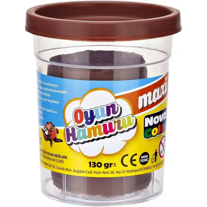 Nova Color Maxi Oyun Hamuru Kahverengi Nc-4144