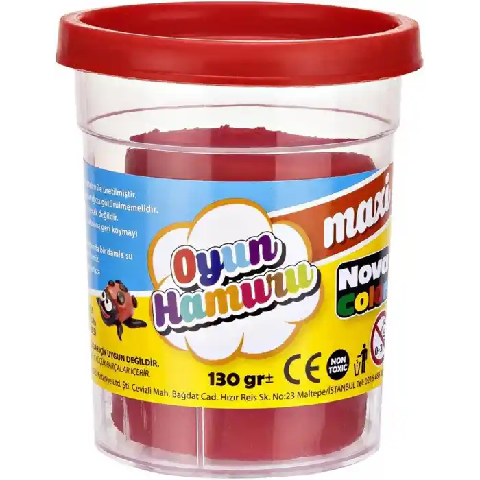 Nova Color Maxi Oyun Hamuru Kırmızı Nc-4141