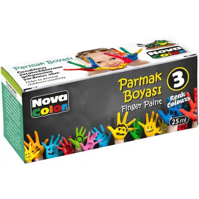 Nova Color Parmak Boyası 3 Renk Nc-137
