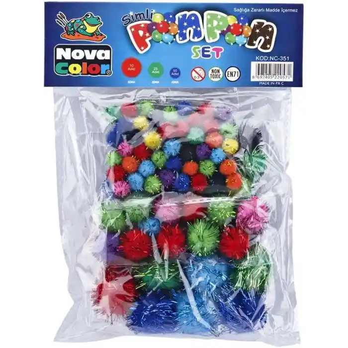 Nova Color Ponpon Simli Metalik Nc-351